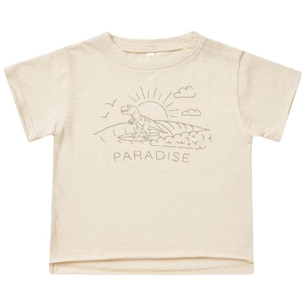 Rylee + Cru Kids Paradise Graphic Tee - Cream